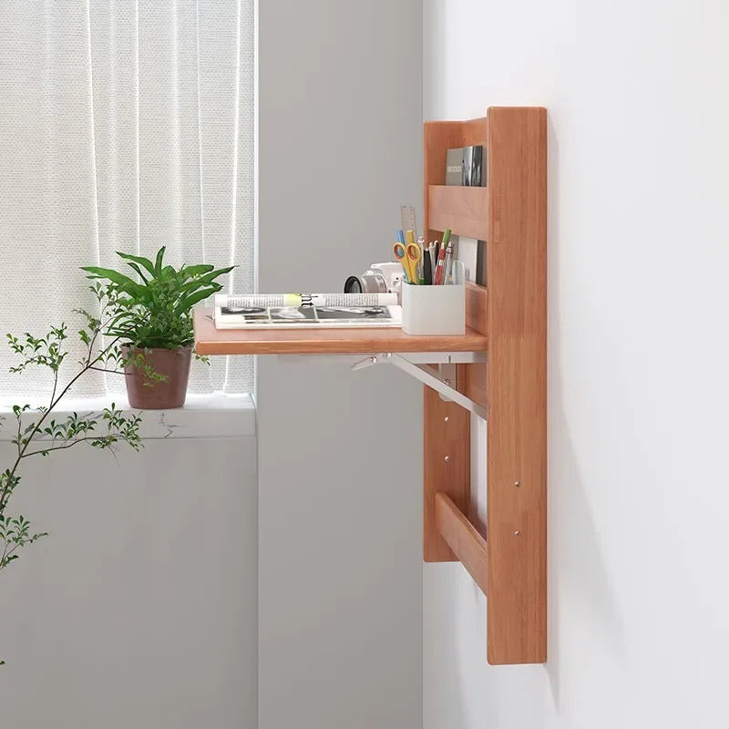 Design Folding Desk Solid Wood Minimalist Coffee Tables Creative Living Room Side Tables Modern Bedside Table Home Furniture