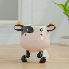 Creative Animal Ceramic Flowerpot - Sheep and Fox Design