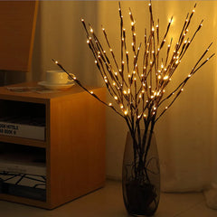 LED Willow Branch Lights - Decorate with Natural Glow