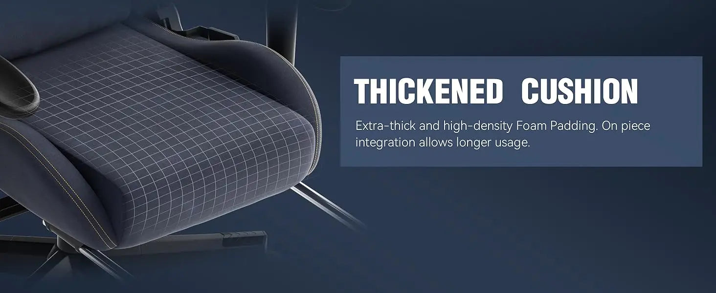 Gaming Chair with Massage Lumbar Support