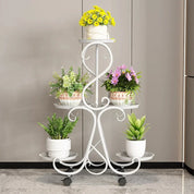 Modern Multi-Layer Metal Shelves Plant Rack