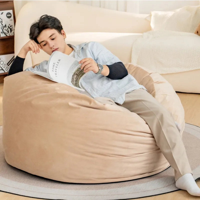 Bean Bag Chair 4Foot Urious Veet Ultra Soft Fur High-Rebound Memory Foam For Adults Plush Lazy Sofa With Fluffy Removable Spong