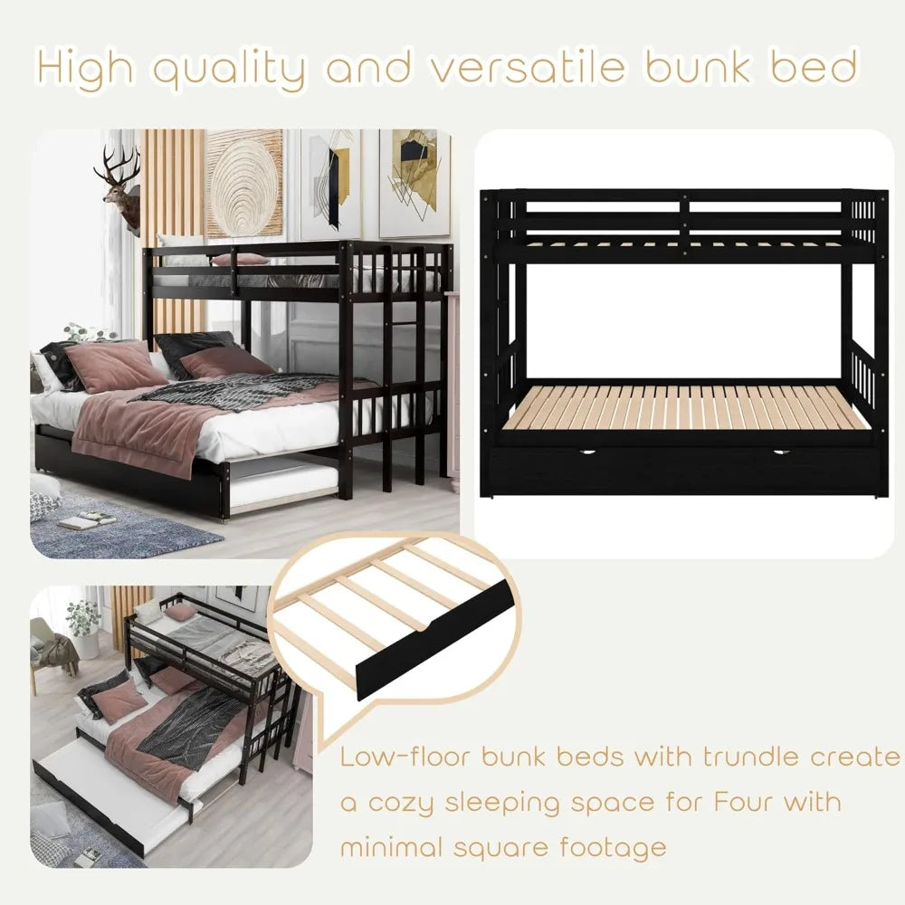 Twin Over Twin/King Extendable Bunk Beds