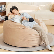 Bean Bag Chair 4Foot Urious Veet Ultra Soft Fur High-Rebound Memory Foam For Adults Plush Lazy Sofa With Fluffy Removable Spong