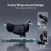 Big and Tall Ergonomic Office Chair with 3-Zone Dynamic Lumbar Support