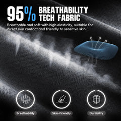Dowinx Gaming Chair Fabric with Pocket Spring Cushion, High Back Ergonomic Computer Chair with Footrest for Adults