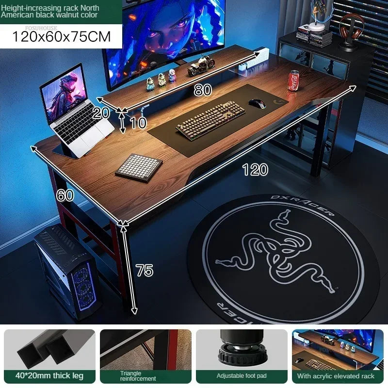 Nordic Desktop Computer E-sports Gaming Desk