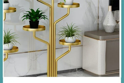 5-Tier Indoor Metal Plant Stand