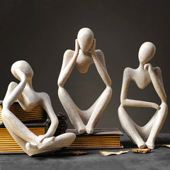 Modern Abstract Thinker Statue