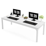 Tribesigns 78.7 Inches Extra Long Computer Desk 2 Person Desk, Double Long Desk, Workstaion for Home Office