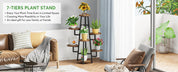 7 Tier Wooden Corner Plant Pots Holder
