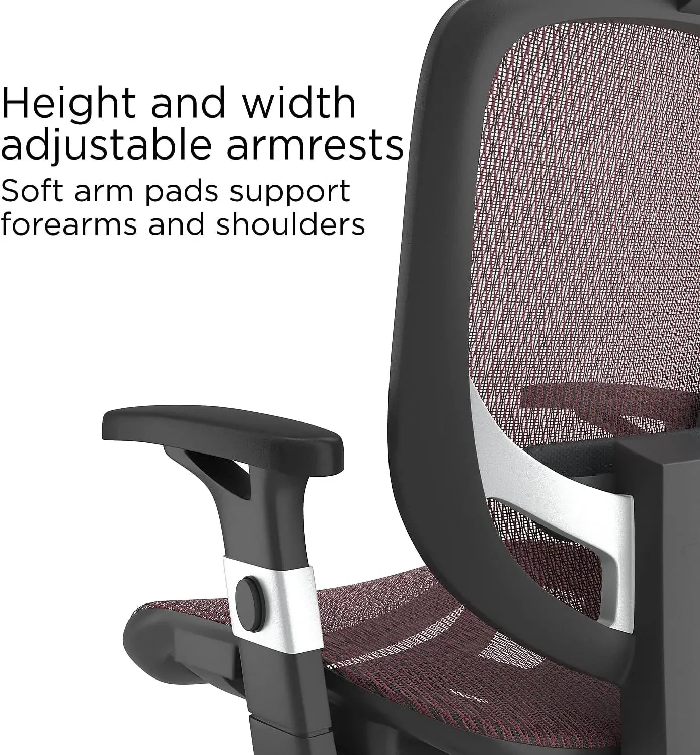 Ergonomic Adjustable Office Chair with Breathable Mesh & Lumbar Support