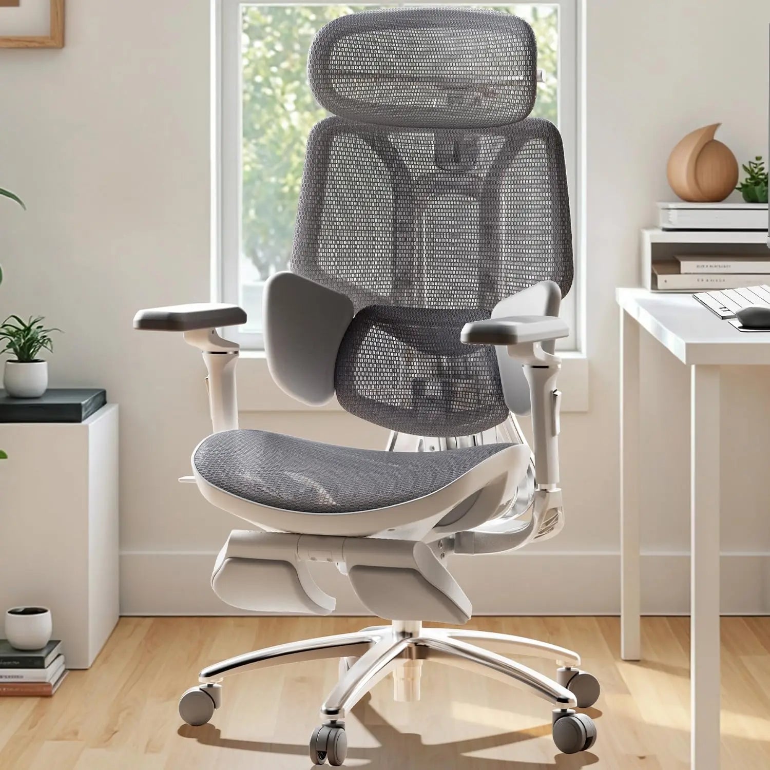 Big and Tall Ergonomic Office Chair with 3-Zone Dynamic Lumbar Support
