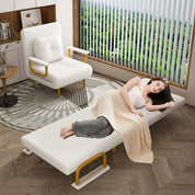 FurnishSpot™ 3-In-1 Folding Sofa Bed with Adjustable Backrest & Pillow