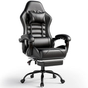 Ergonomic Racing Style Gaming Chair with Footrest