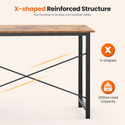 Rectangular Computer Desk with Storage Cabinet | Space-Saving Modern Office Desk – FurnishSpot®