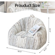 Bean Bag Chair, 3ft Bean Bag Couch for Adults, Large Arm Chair with Memory Foam, Machine Washable Comfy Sofa Chair for Gaming Re