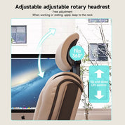 Ergonomic Executive Reclining Office Chair with Footrest Lumbar Support