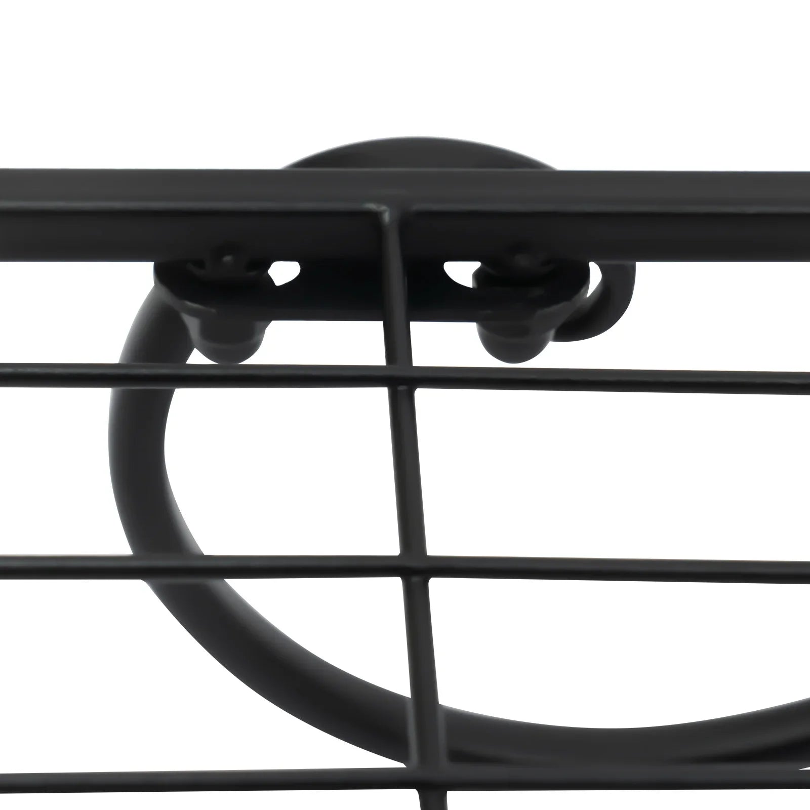 Modern Nordic Style Iron Square Plant Stand, 6-Tier Black Baking Lacquer Shelf, Holder for Plants Decor, Max Load 10kg per Tier