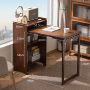 Home Bamboo Folding Desk Small Apartment Bedroom Computer Desk Student Children Study Desk Study Office Furniture