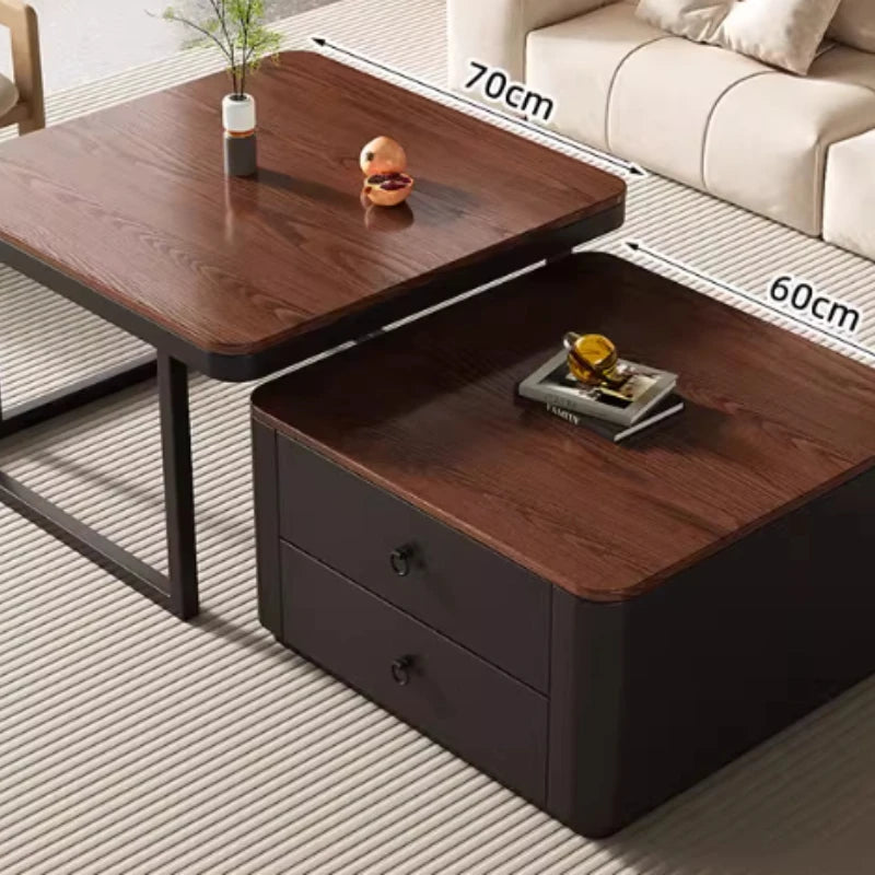 FurnishSpot® Solid Wood Coffee Table – Timeless Living Room Accent