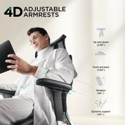 Big and Tall Ergonomic Office Chair with 3-Zone Dynamic Lumbar Support