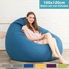 Lazy Sofas Cover - Bean Bag Chair for Ultimate Comfort