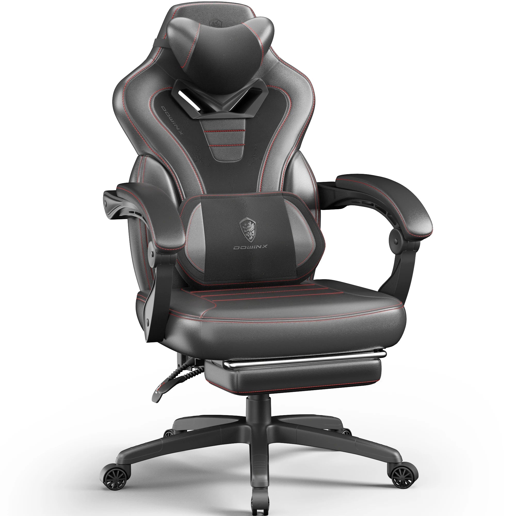 Big and Tall Fabric Gaming Chair for Heavy People with Footrest