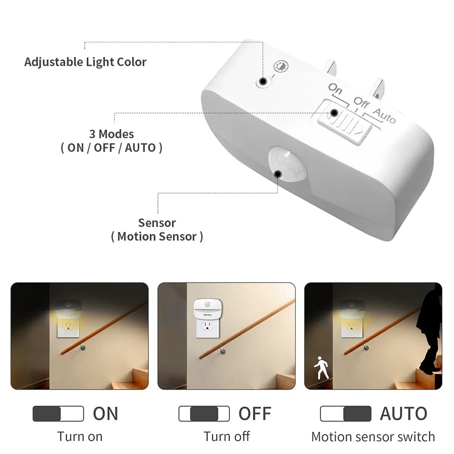 LED Motion Sensor Night Light