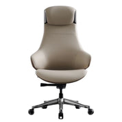 Nordic Leather Modern Ergonomic Office Chair