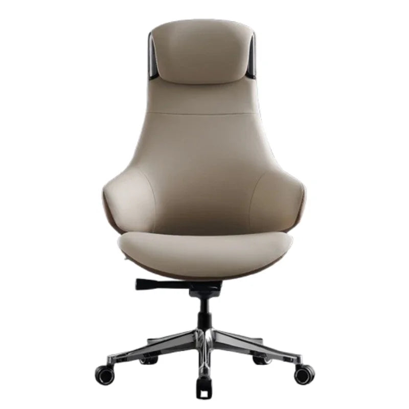 Nordic Leather Modern Ergonomic Office Chair