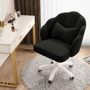 Cute Petal Desk Velvet Butterfly Chairs with Bow Cushion