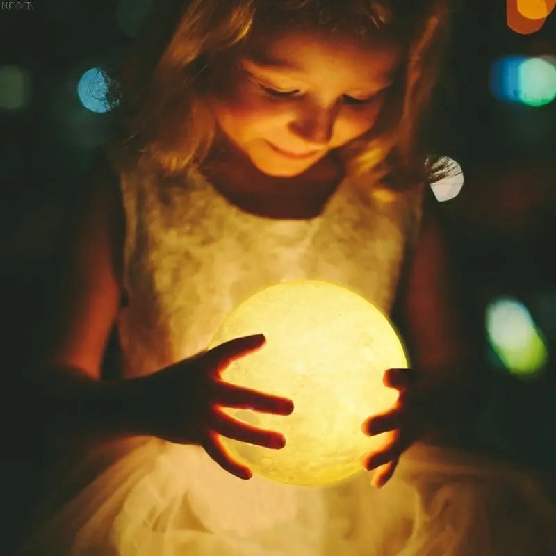 Printing Moon Lamp with Stand - Illuminating Lunar Magic