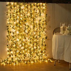 Flower Green Leaf String Lights - Enchanting Fairy Lights