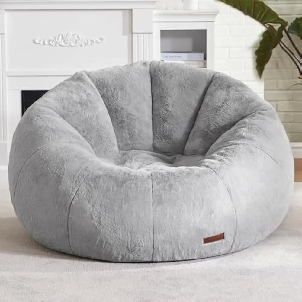 Bean Bag Chair, Comfy Giant Stuffed Bean Bag Chais, w/Spacious Design for Reading, Playing or Relaxing, Bean Bag Couch for Adult