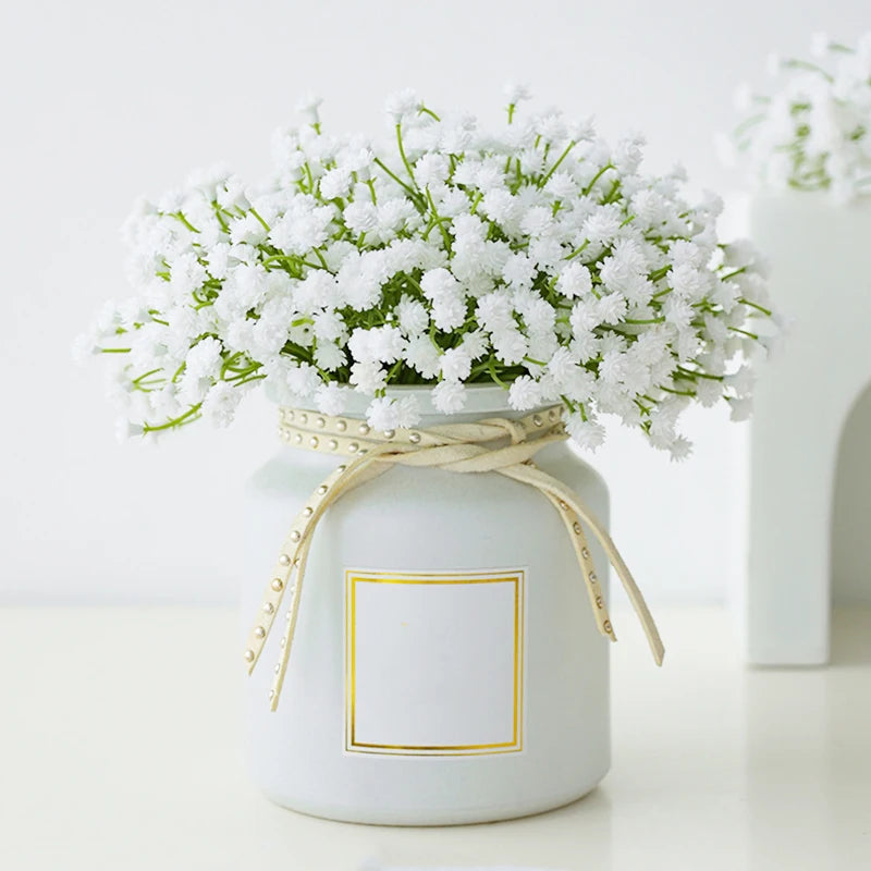 Eternal Elegance Artificial White Flowers