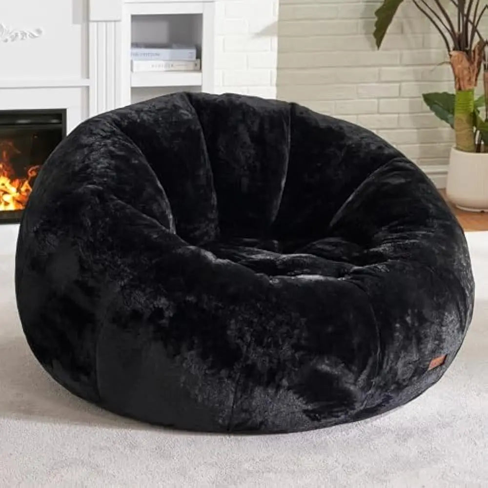 Bean Bag Chair, Comfy Giant Stuffed Bean Bag Chais, w/Spacious Design for Reading, Playing or Relaxing, Bean Bag Couch for Adult