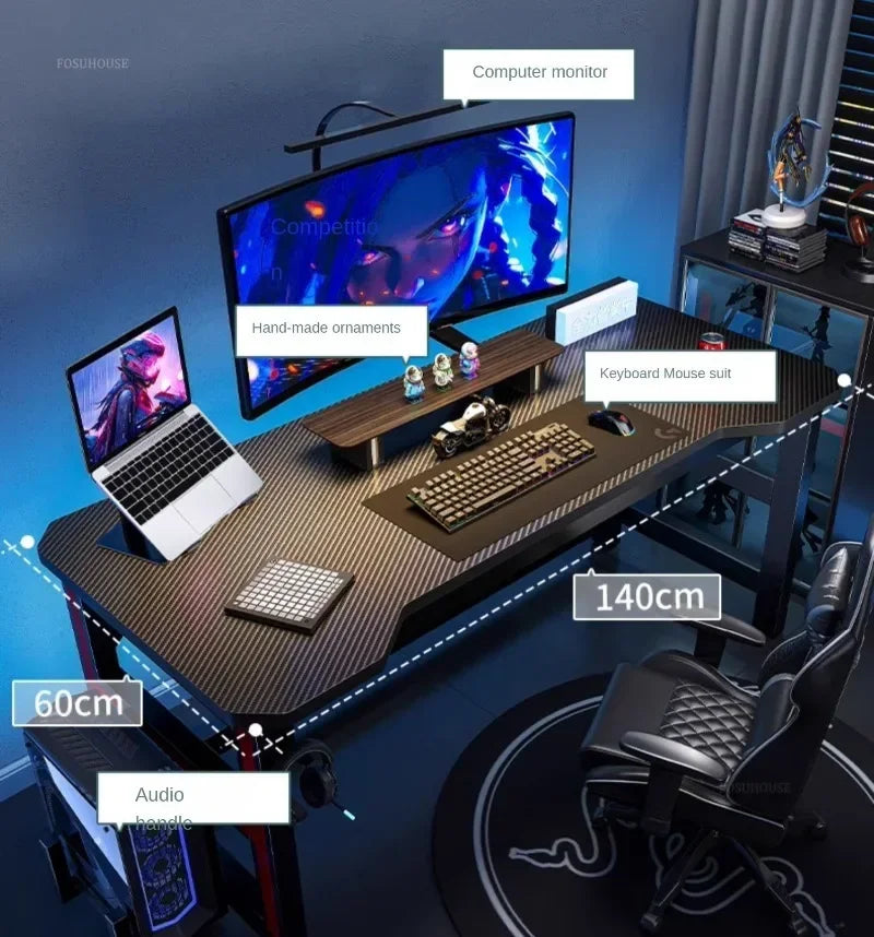 Nordic Desktop Computer E-sports Gaming Desk
