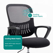 Ergonomic Mesh Backrest Office Desk Chair with Adjustable Height