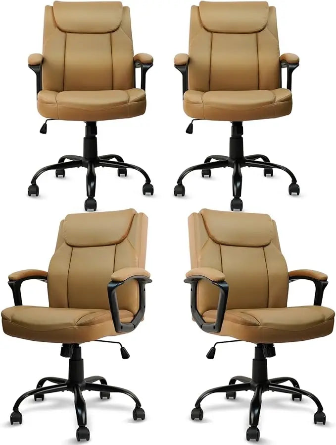 Executive Mid Back Ergonomic Managerial Chair with Lumbar Support