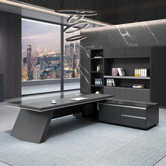 L Shaped Executive Office Desk Luxurious and Durable