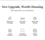 Plant Shelves Iron Potted Flower Plant Stand Rack Multiple Flower Pot Holder Shelf Indoor Outdoor Planter Display Organizer