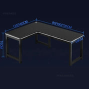 European Corner Computer Desks Home Desktop E-sports Table Double Desk Modern Bedroom Desk Workbench Internet Cafe Gaming Desk