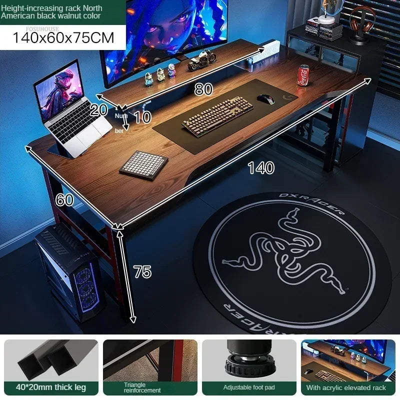Nordic Desktop Computer E-sports Gaming Desk