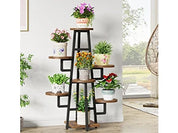 7 Tier Wooden Corner Plant Pots Holder