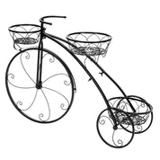 Tricycle Plant Stand Flower Pot Cart Bicycle Holder Rack for Home Garden Patio