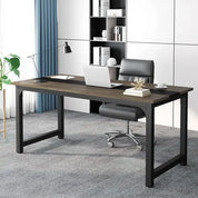 70.8”Executive Desk, Large Office Computer Desk with Thicken Frame, Modern Simple Workstation Business Furniture for Home Offic