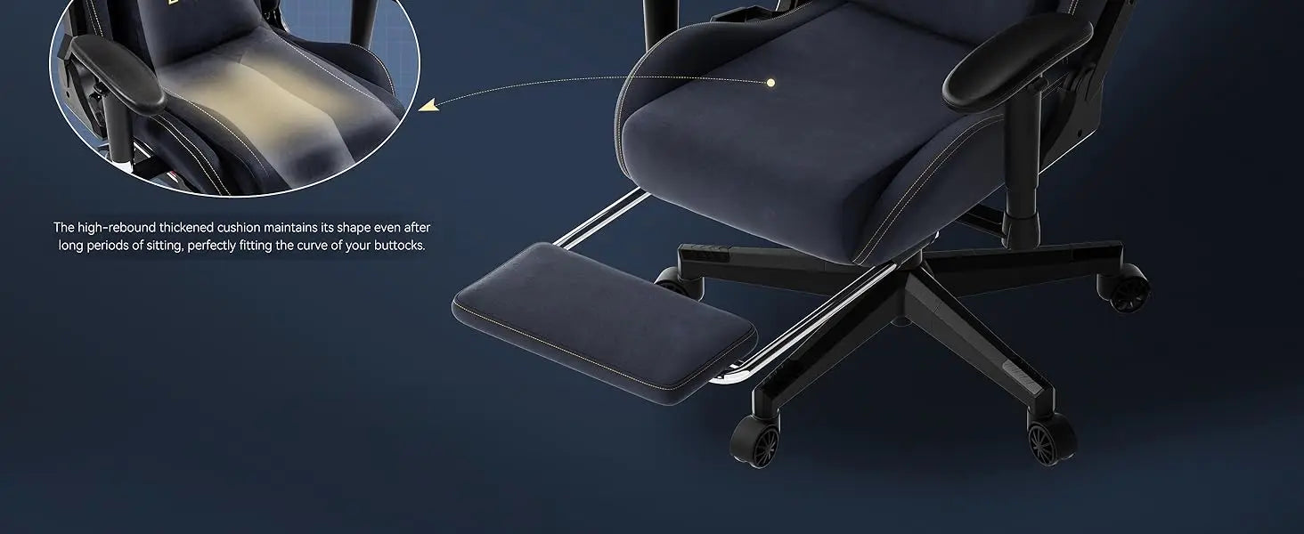 Gaming Chair with Massage Lumbar Support