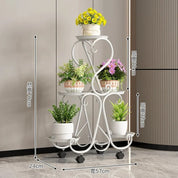Modern Multi-Layer Metal Shelves Plant Rack