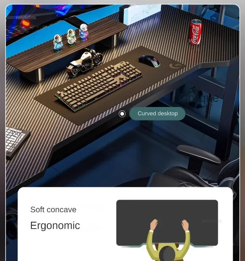 Nordic Desktop Computer E-sports Gaming Desk